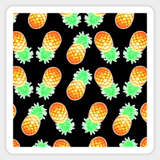 Tropical Pineapple Fruit Pattern Sticker